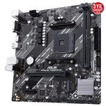 ASUS PRIME A520M-K DDR4 4600MHZ 1XVGA 1XHDMI 1XM.2 USB 3.2 MATX AM4 (AMD AM4 5000/4000 /3000 SERİSİ İLE UYUMLU) - Görsel 3